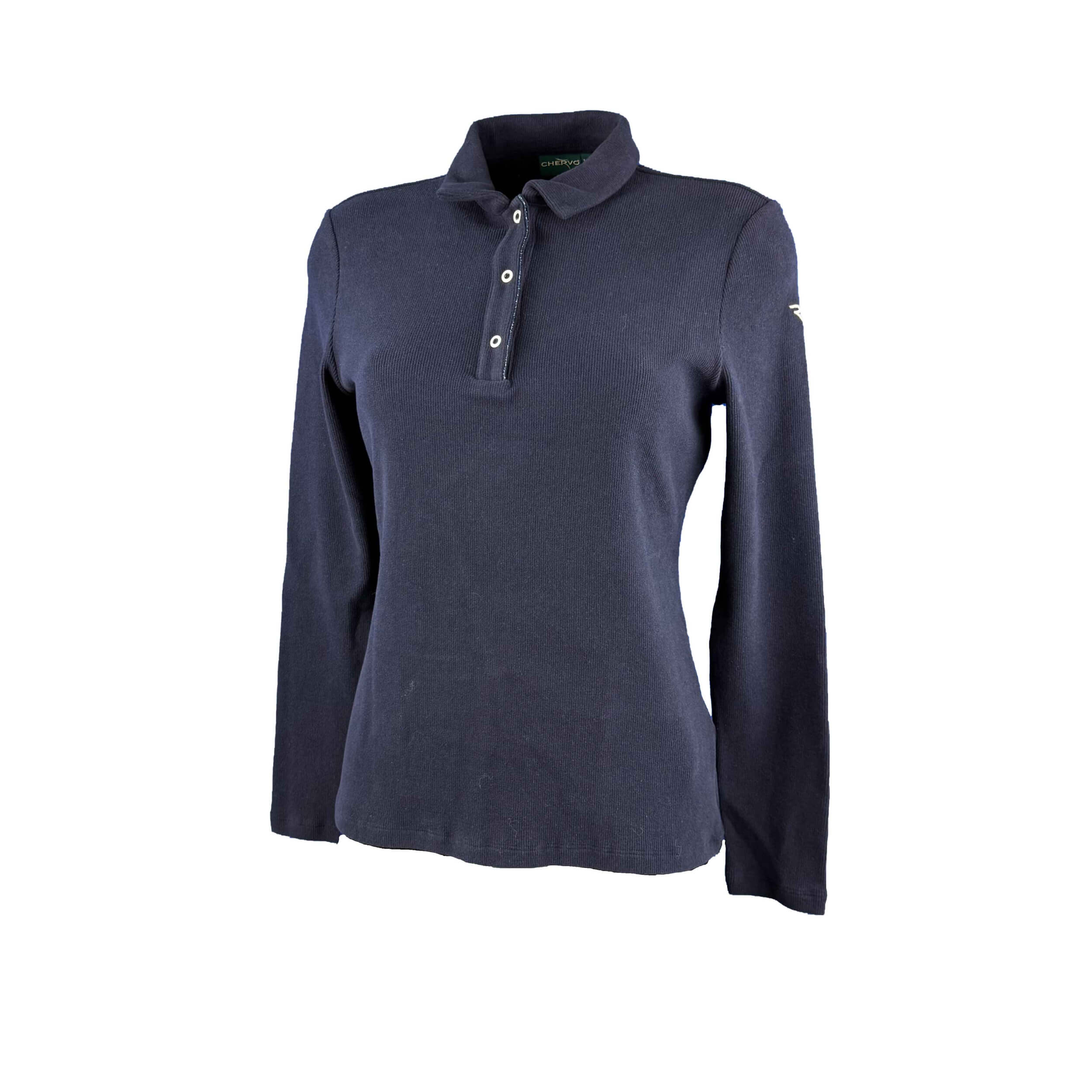 Chervo Damen lang Arm Polo Aldina PRO THERM navy 599