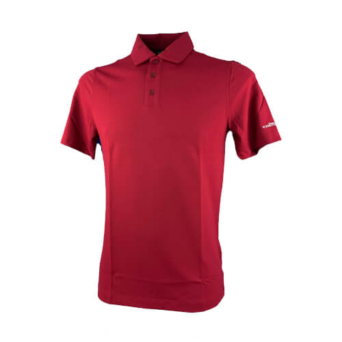 Chervo Herren Polo Allasgo DRY MATIC dunkelrot 892