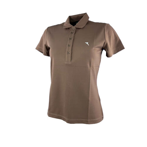 Chervo Damen Polo Appen DRY MATIC braun 488